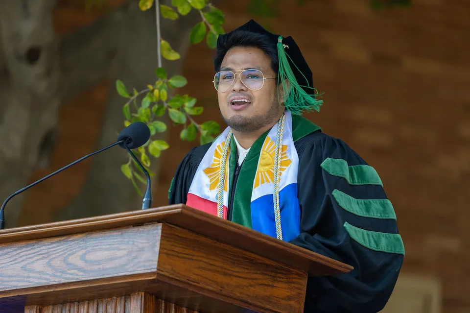 2023 Class speaker Russyan Mark Solis Mabeza