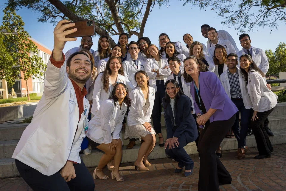Angela Bi during the GHHS induction ceremony