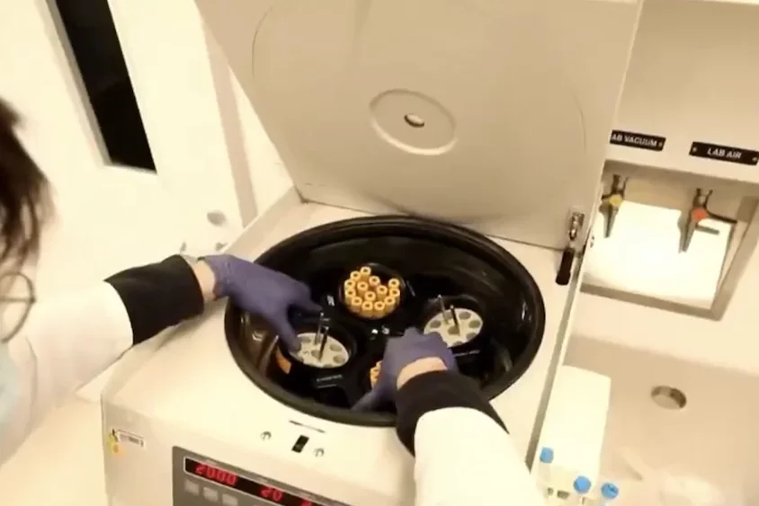 Medical student Eric Smith, pictured working on a biobank, shares his story of becoming a doctor 