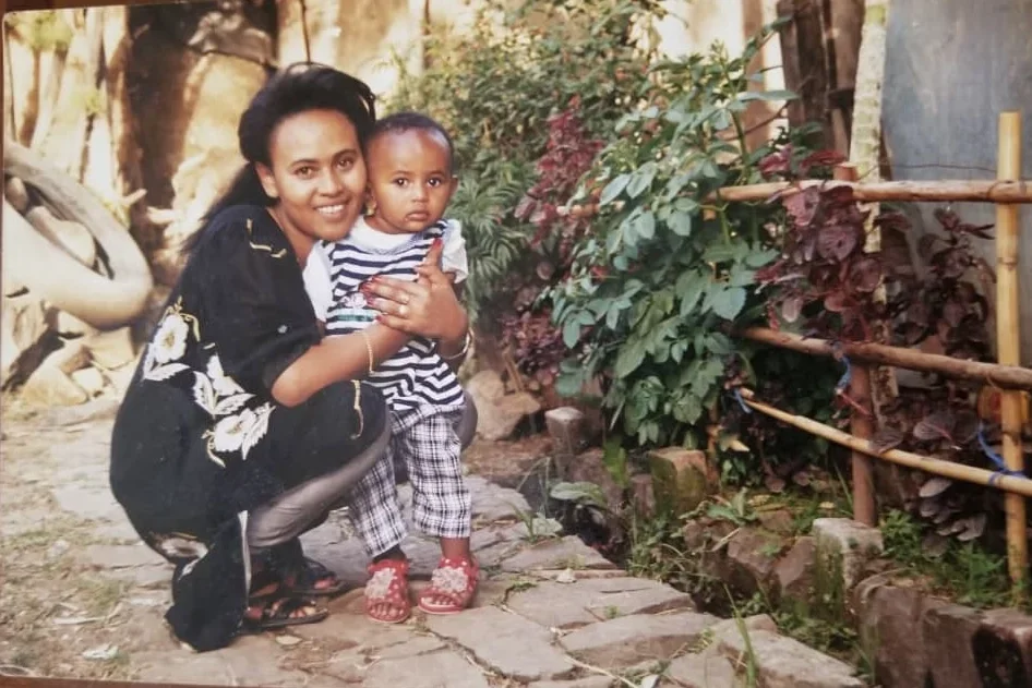 DGSOM medical student Bethel Bayrau, pictured when she lived in Ethiopia