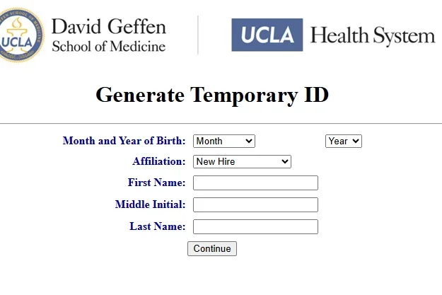 A screenshot to help scholars navigate issues with HIPAA certification