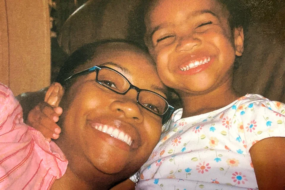 Saida Wiltz with Mom