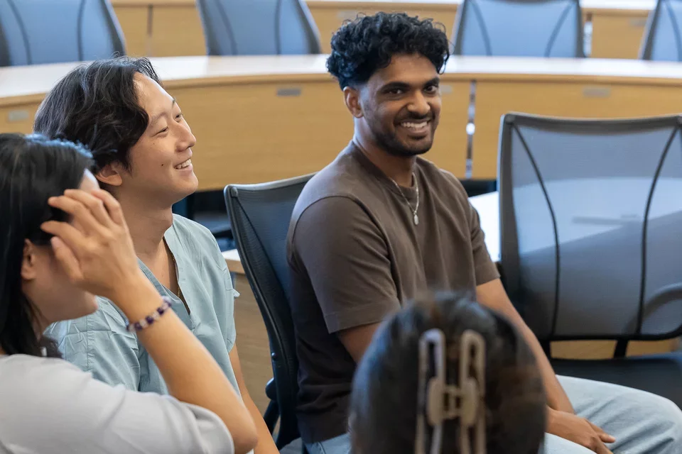 Students Sharing at Restorative Practices in Academic Medicine (RPAM) Cirlce