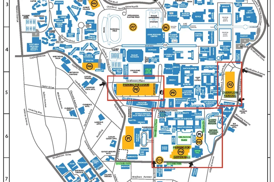 DGSOM Admit Weekend 2025 Campus Map 