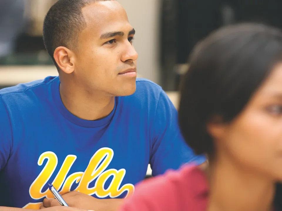 Medical school student in classroom