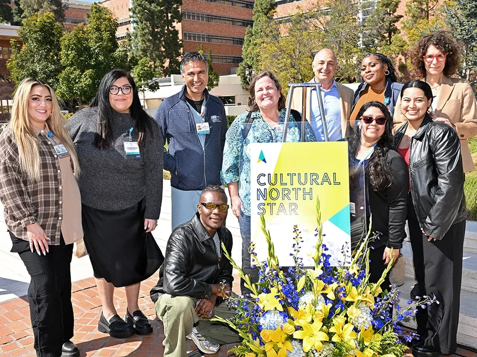 Group of faculty and staff at the cultural north star awards celebration