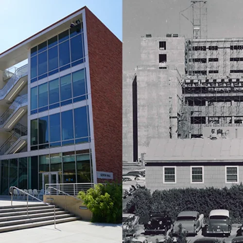 Campus, then and now