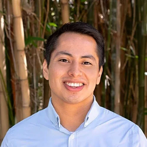 Erik Martinez with Garden Background