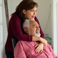 Alzheimer's patient and family member