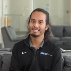 Picture of Ilich Rodriguez-Rivas as he shares his story of becoming a doctor