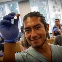 Faustino Gonzalez Barrales is becoming a doctor 