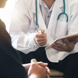 Choosing to Become a Physician Doctor Interviewing Patient