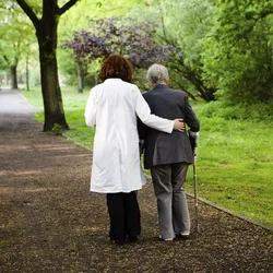 Cure for Loneliness A Companion Walks with an Elderly Patient