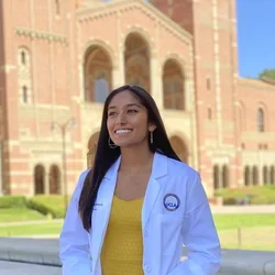 Kajol Maheshwari in her white coat 