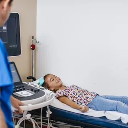 Pediatric Surgery at UCLA Doctor and Young Patient