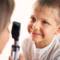 Sensation and Perception Not Accurate Child Receiving Vision Test