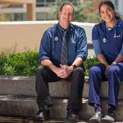 Tae Butler and Dr. Ted Moore