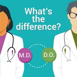 DO versus MD - What's the Difference? Illustration