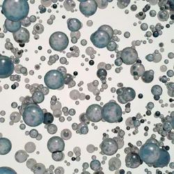 A representation of microbubble technology, which could advance cancer therapy 