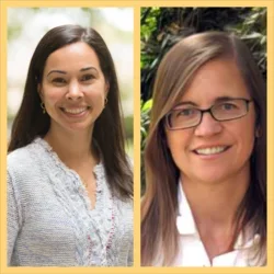 two women in professional attire