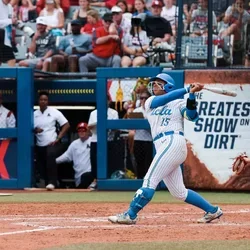 UCLA women's softball player Jordan Woolery during a game
