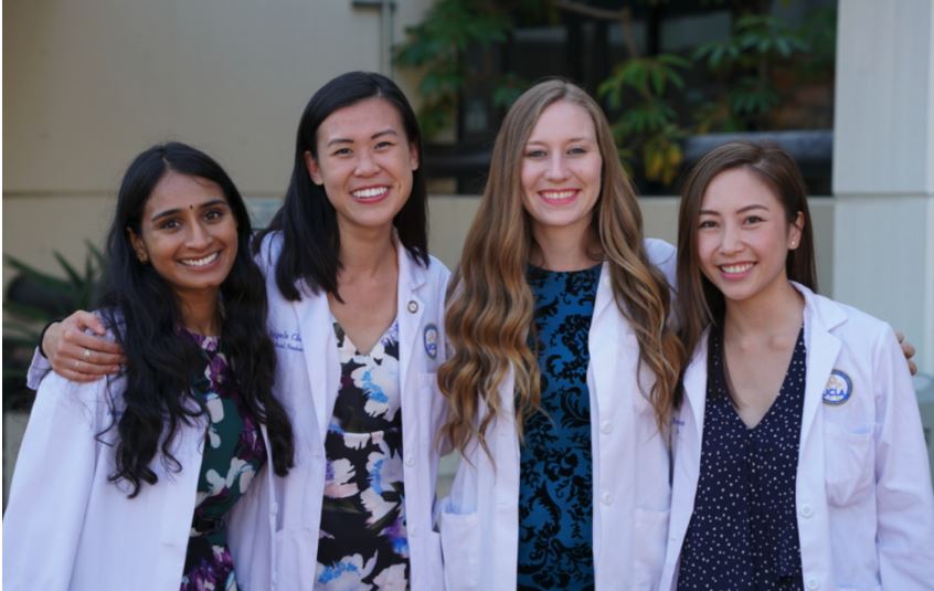 A group of medical school students