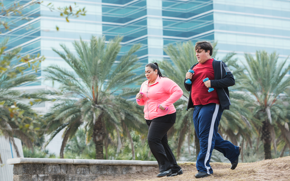 Metabolism - Obesity and Type 2 Diabetes - Jogging in park