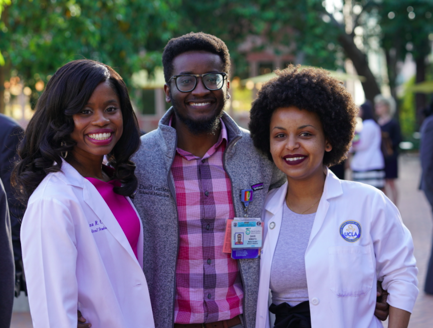 A group of BIPOC MD Students posing for the camera