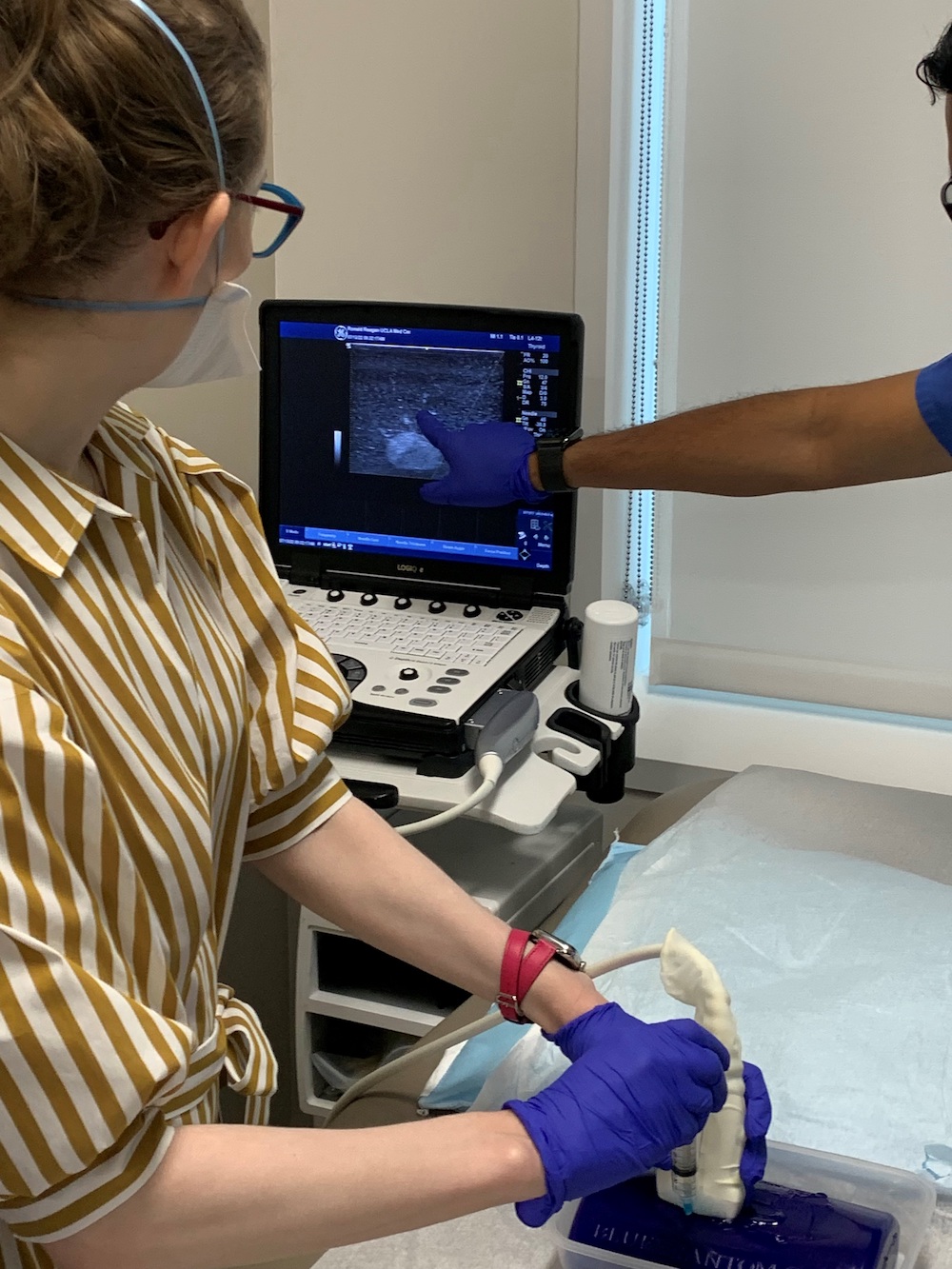 UCLA Health Endocrinologist Performs Thyroid Disorder Ultrasound