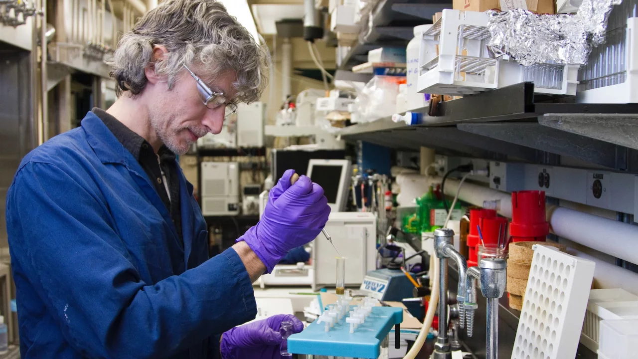 Scientist in lab