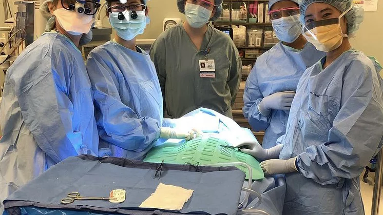 Natalie Chapkis during rotations