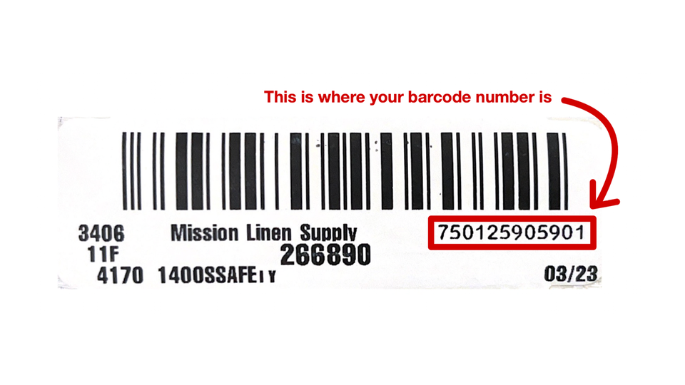 Barcode number 