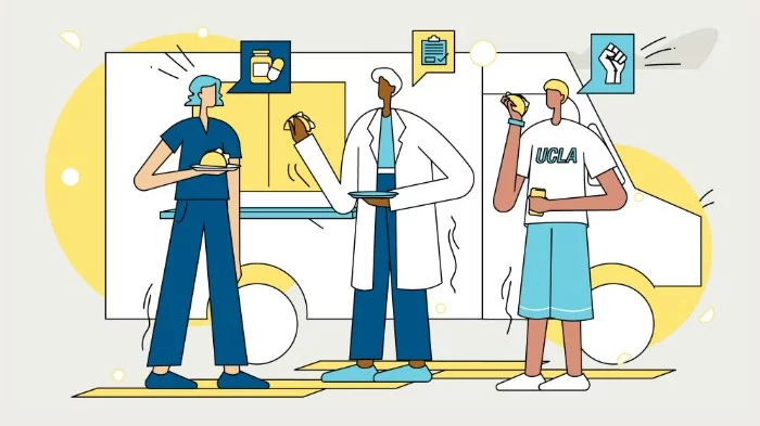 LA food truck graphic
