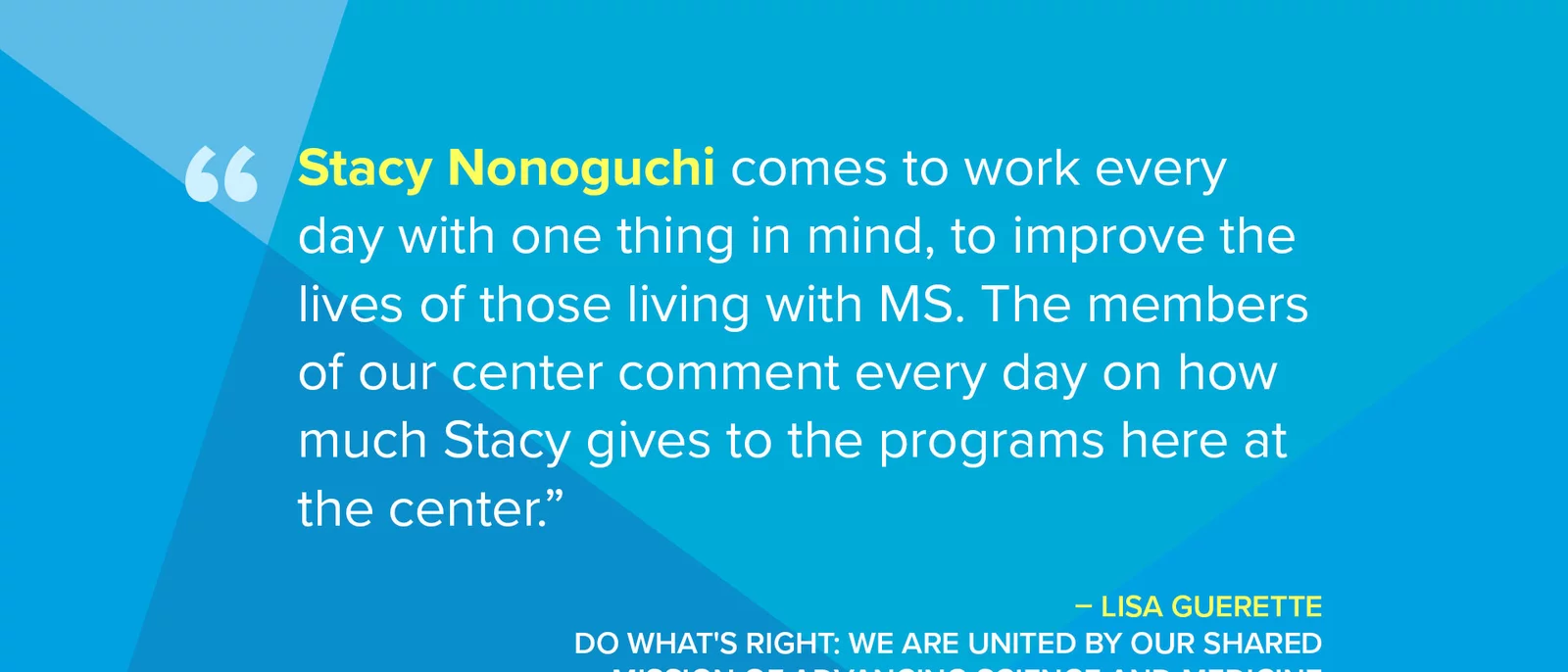 CNS Nonoguchi Recognition Quote