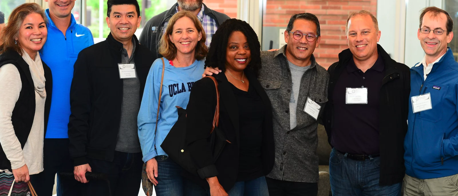 A group of alumni at a pre-COVID Alumni Weekend