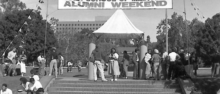 Historical photo of medical alumni weekend