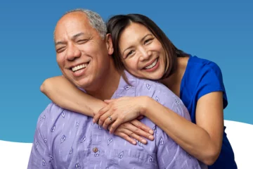 Laughing couple