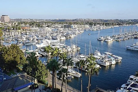 View of Marina del Rey from Upper Story Balcony