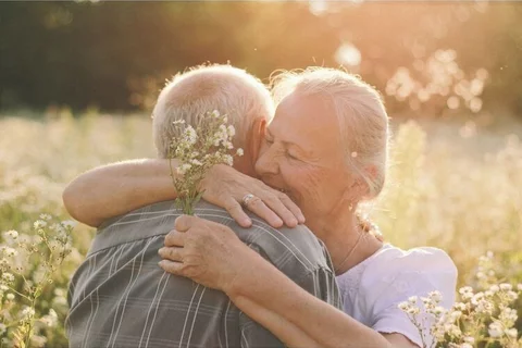 General Alzheimer's and Dementia Caregiver Support Group Elderly People Hugging