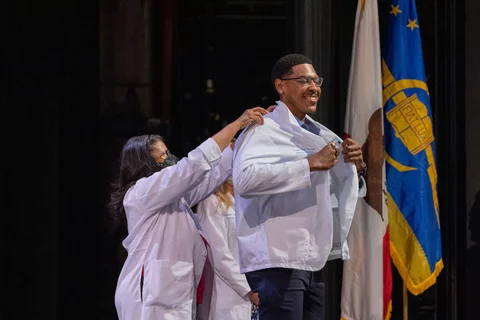 Becoming a Doctor: Tristan Paul Bennett at his White Coat Ceremony