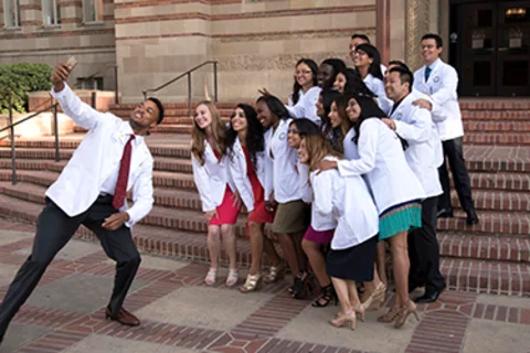 Ways Undergrads Can Prepare for Medical School Med Student Group Selfie