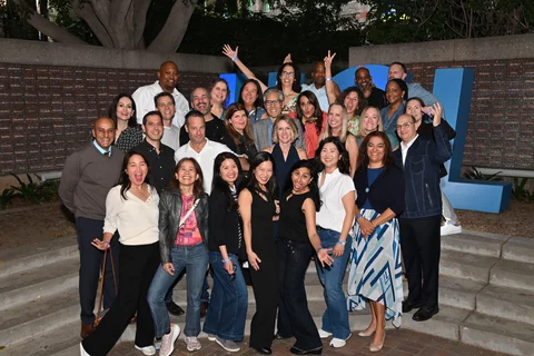 Group of alumni at reunion