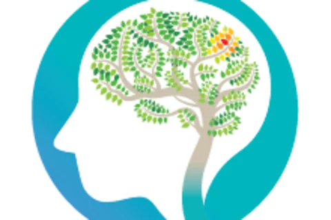 ISGC Logo: Double-stranded helix with an image of a brain between it. 