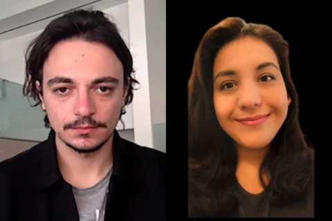 Headshots of Kathia Ramirez Armenta, PhD and Uros Topalovic, PhD