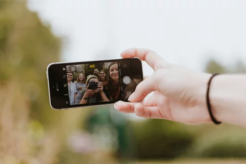 Friends taking photo