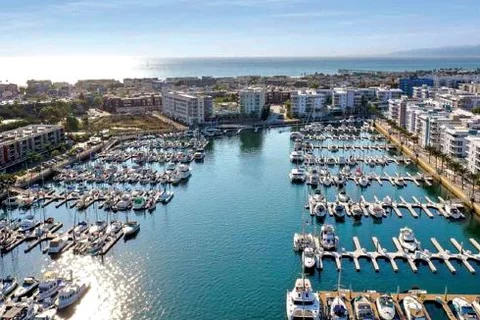 Marina Del Rey Boat Dock 