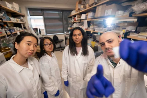 Lab members in JCCC lab