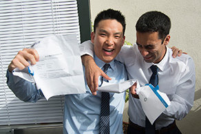 Med School Friendship UCLA Match Day for Jiwoon Chang and Abinav Baweja