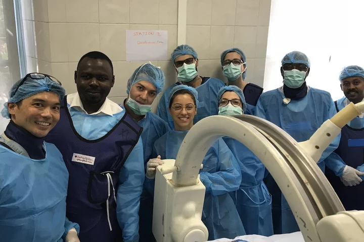 Physiatrist Dr. Allen Chen, pictured here during a medical teaching trip to Beirut 