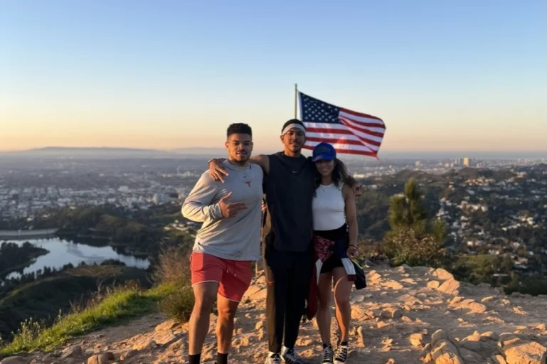 Becoming a Doctor: Tristan Paul Bennett hikes in Los Angeles